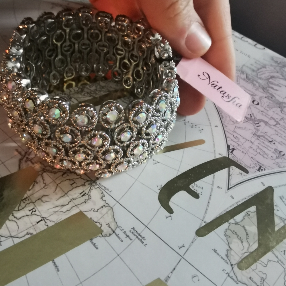 NEW AB crystal bangle